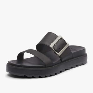 SOREL Black Sandals With Adjustable Bucklr
